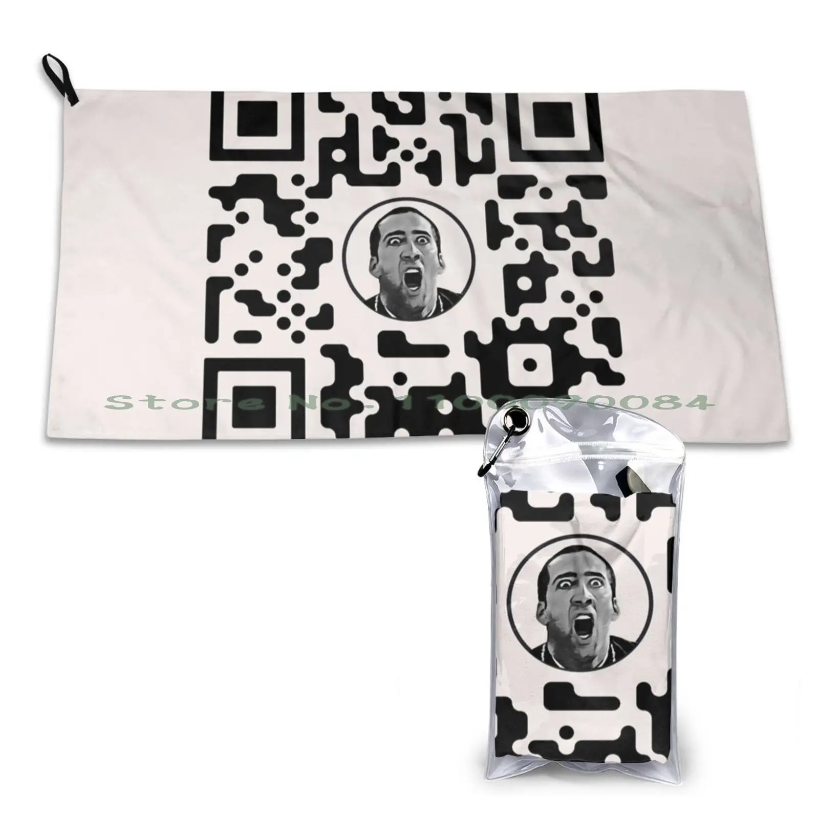 Gym Sports Bath Portable Nicolas Cage Meme Funny Nicholas Ca