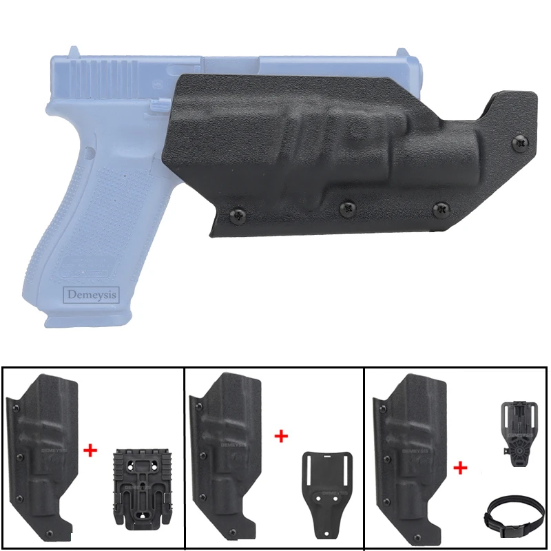 

Gun Holster for Beretta M9 / HK 45 / HK USP9 with MR09 rail / Sig P320 / S&W M&P / CZP-01 / FN FNX-45 Tactical Belt Pistol Case