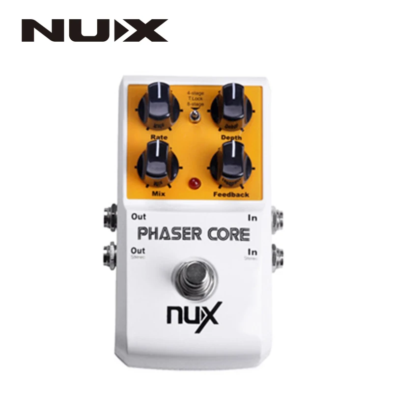 НУКС Phaser Core 4 х ступенчатый и ленты 8 этап серии гитарная педаль оригинальный