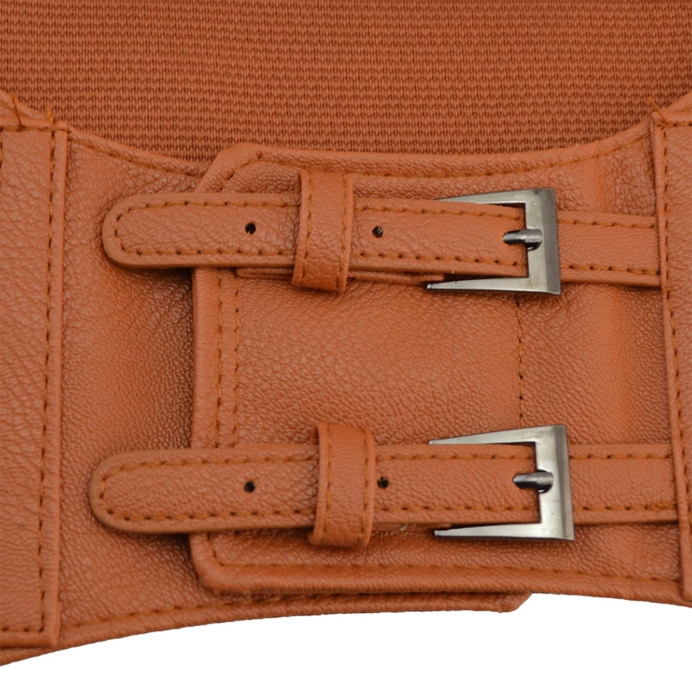 Волшебная наклейка стимпанк жгут эластичный широкий Cincher жилет PU пряжка женский