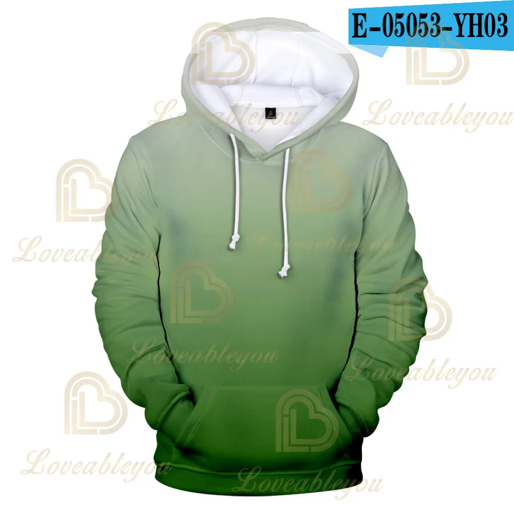 

Hoody Hoodies Women Gradient Color Hooded Sweatshirt Pullover Top Autumn Clothing Costumes