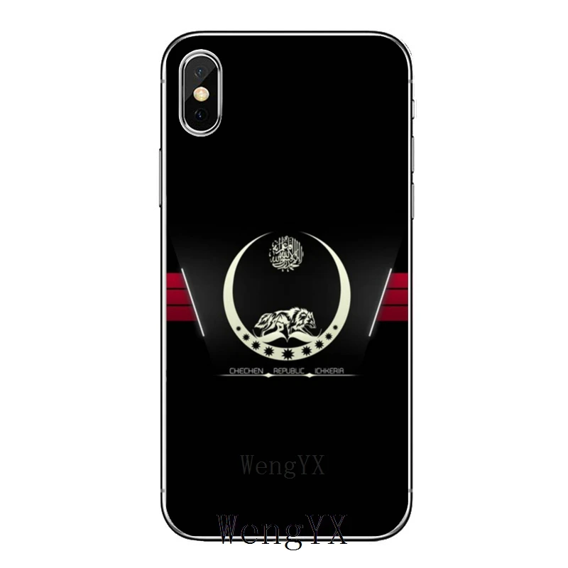 Чеченский флаг для iPhone XR X XS Max 8 7 6s 6 plus SE 5s 5c 5 iPod Touch аксессуары чехол для телефона