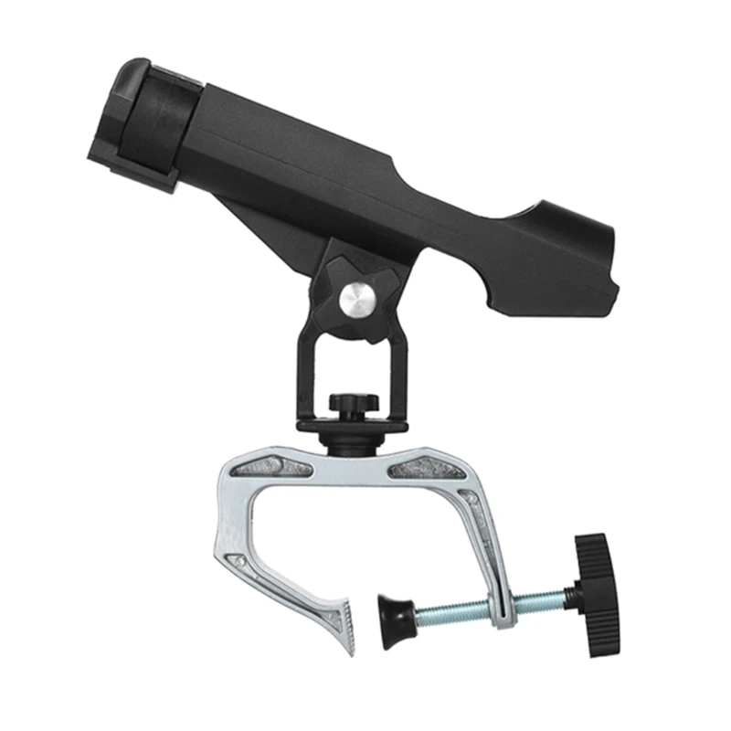 

Fishing Boat Kayak Rods Holder with Large Clamp Opening 360 Degree Adjustable