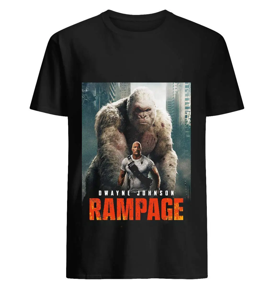 Rampage футболка с капюшоном для мужчин и женщин унисекс | Мужская одежда