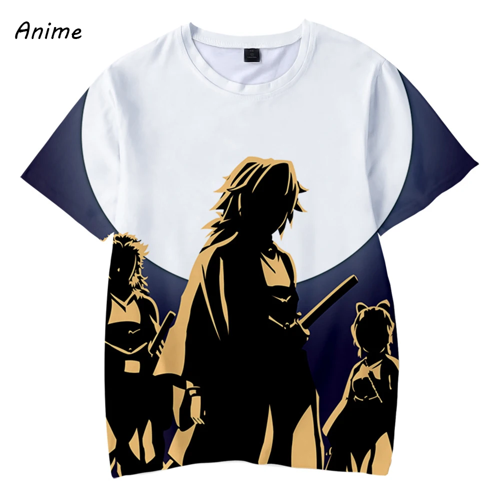 

2020 latest children's t shirt Kimimetsu no Yaiba boy girl tshirt Harajuku children's clothing anime 3D t-shirt short sleeve top