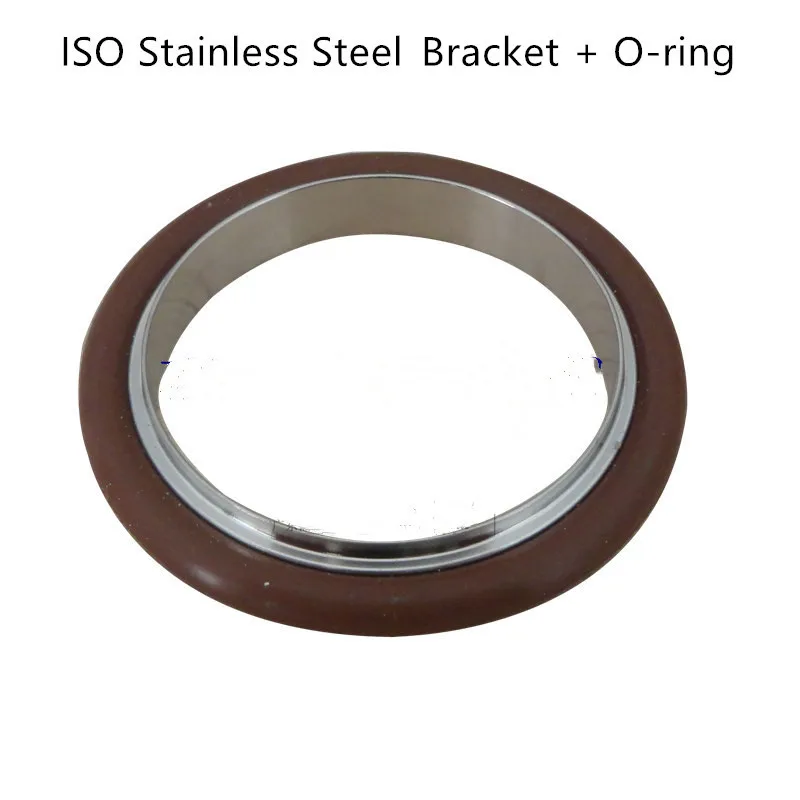 

Vacuum Pipe Clamp Fitting 304 Stainless Steel Bracket + Fluorine O Type Sealing Ring for ISO63 ISO80 ISO100 ISO160 ISO200 ISO250