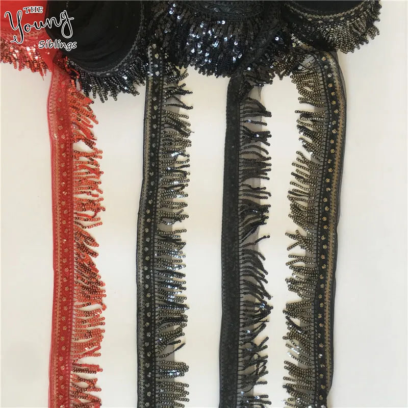 1 метр для продажи Новое поступление кружевной воротник вышивка блестки шея