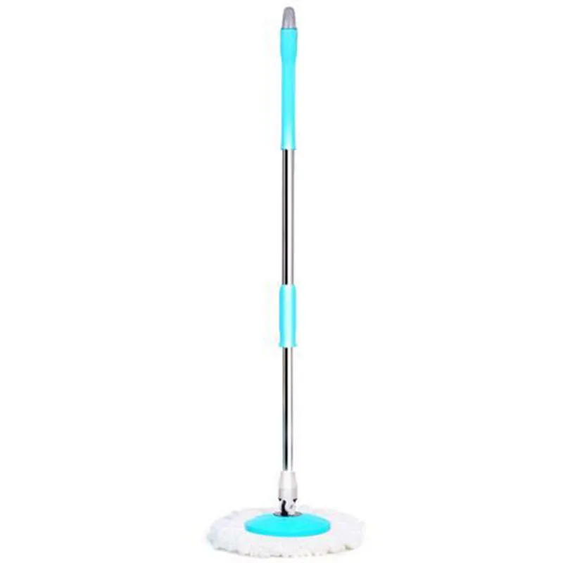 Floor Cleaner 360 Degree Rotating Mop Pole Thickened Stainless Steel Retractable Hand Press Spin Dry Magic Mop Cleaning Mop Spin images - 6