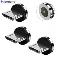 heemax magnetic tips micro usb c cable adapter mobile phone cable convertor for xiaomi samsung magnet charger connector