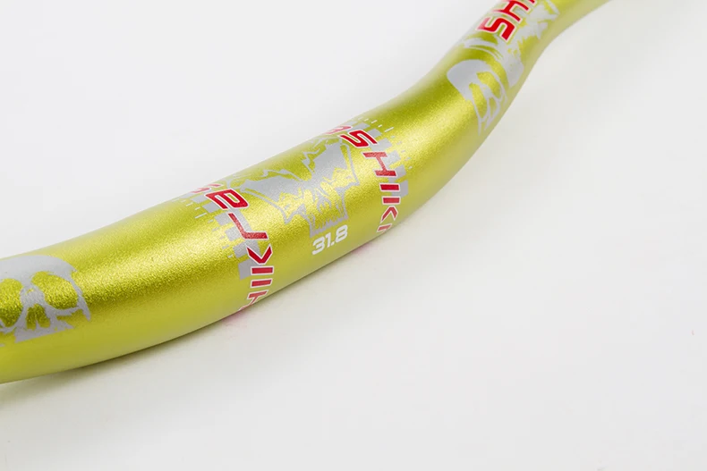 31.8x720mm yellow Велосипедный руль MTB руль велосипеда дорожный велосипед Руль 720*31,8/780*35 мм Рулевое колесо для велосипеда DH внедорожный руль - Цвет: 31.8x720mm yellow