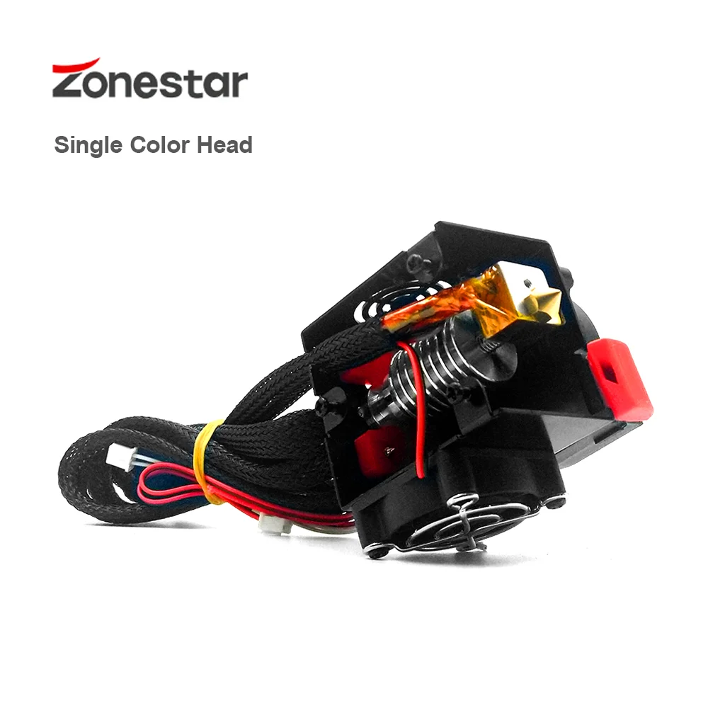 ZONESTAR 12V 3D-принтеры обновления Комплект один/два три экструдер 2 в 1 из 3-в-1 смешанный Цвет HOTEND штранг-прессования подачи печатающей головки
