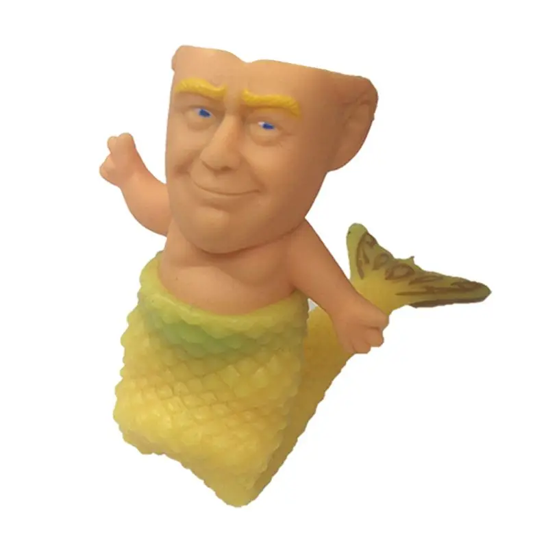 

Funny America President Doll Fish Tail Slow Rebound Stress Relief Vent Toy Gift