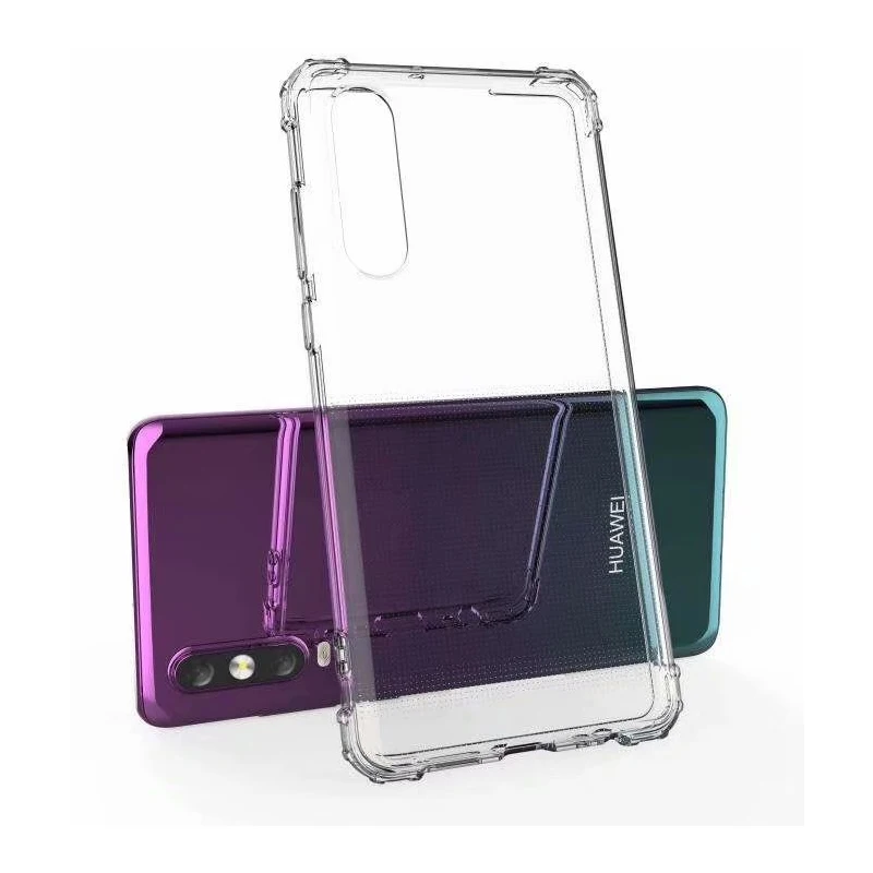 Для huawei P20 P30 Кристальный ТПУ мягкий чехол для телефона противоударный полный