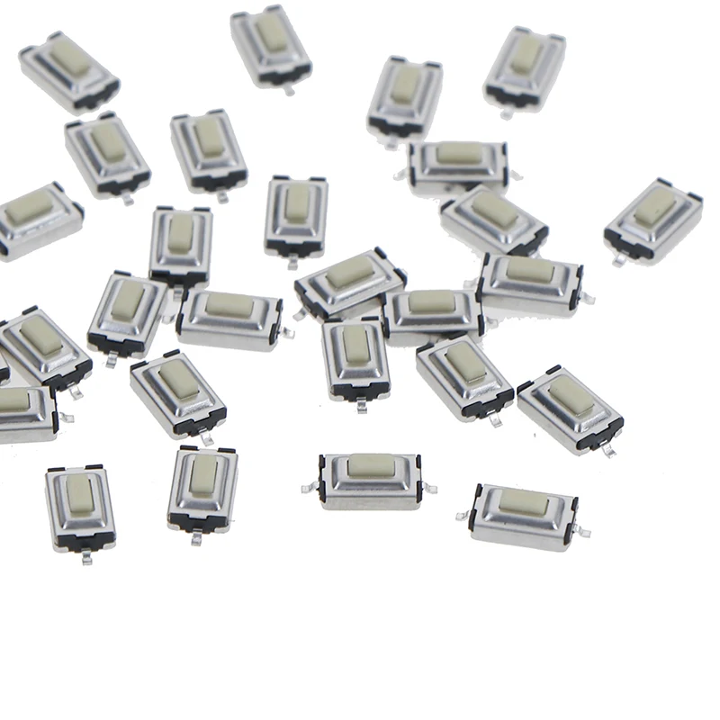

30Pcs Micro Switch Tactile Push Button Switch Tact Switch 2Pin SMD 3*6*2.5mm