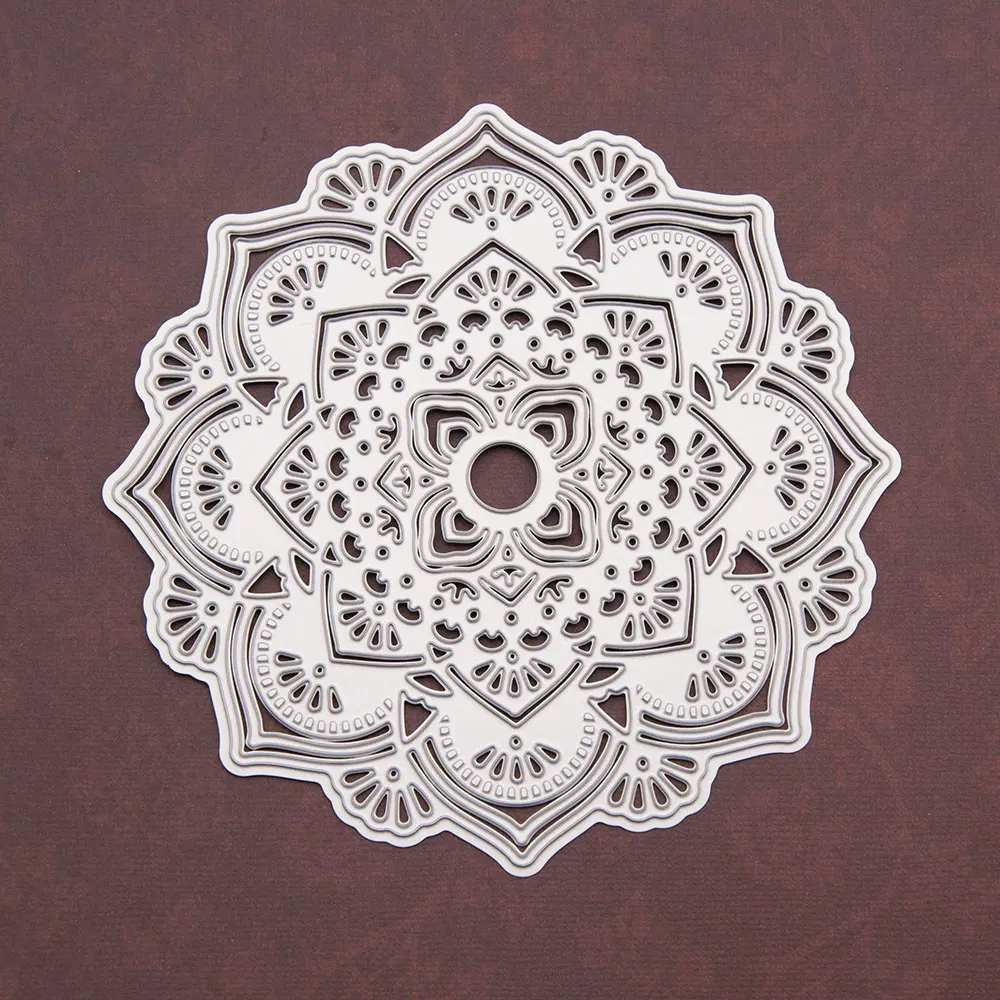 

YINISE SCRAPBOOK Metal Cutting Dies For Scrapbooking Stencils FLOWER COVER DIY Album Cards Making Embossing Die CUT Cuts CUTTER