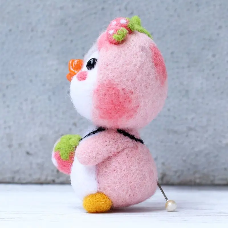 

Penguin Wool Felt Craft DIY Unfinished Poked Handmade Needle Material