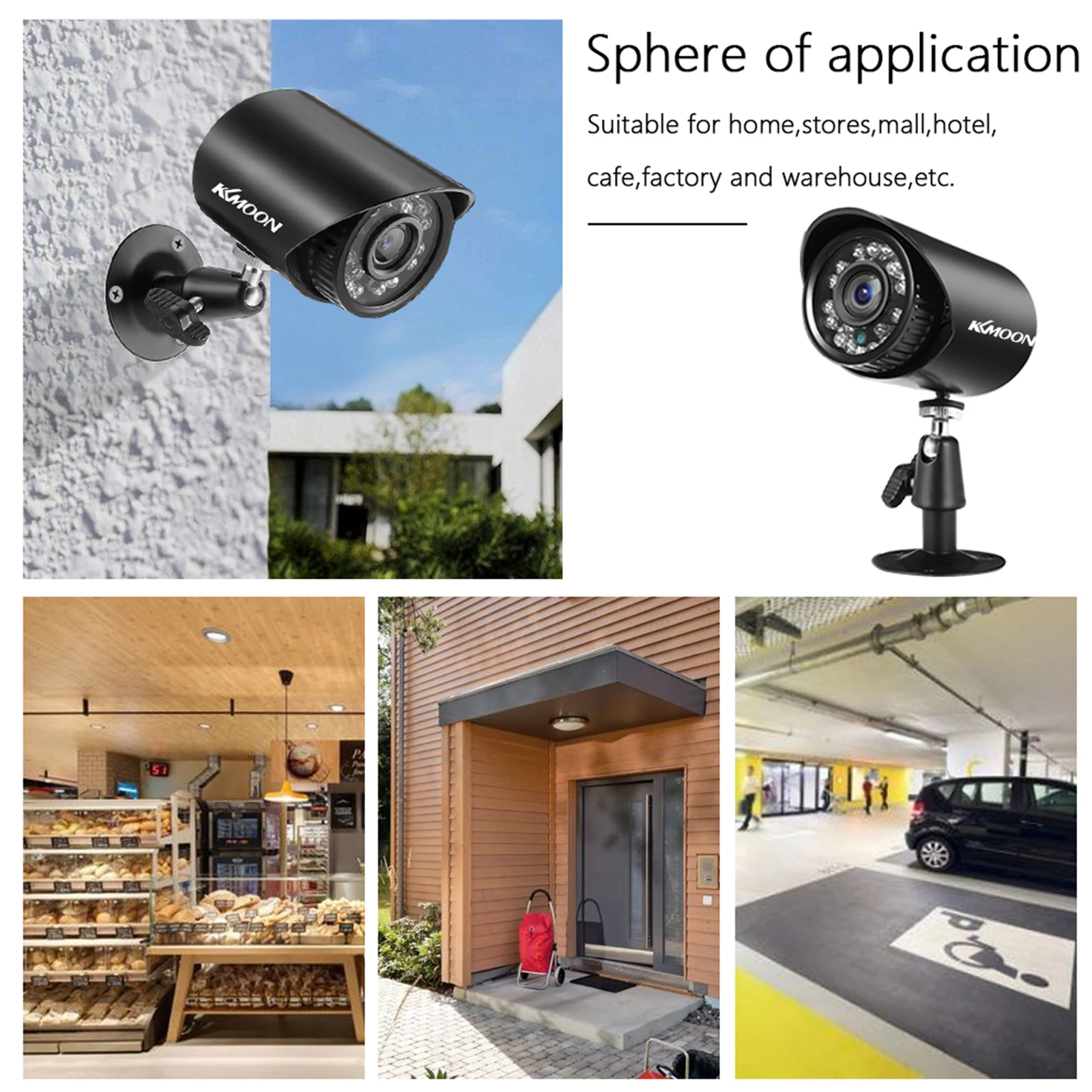 

2MP Wireless Security Camera System with 1TB Hard Drive 8CH NVR +4pcs 2MP Outdoor Waterproof Wireless WiFi Surveillance Camera