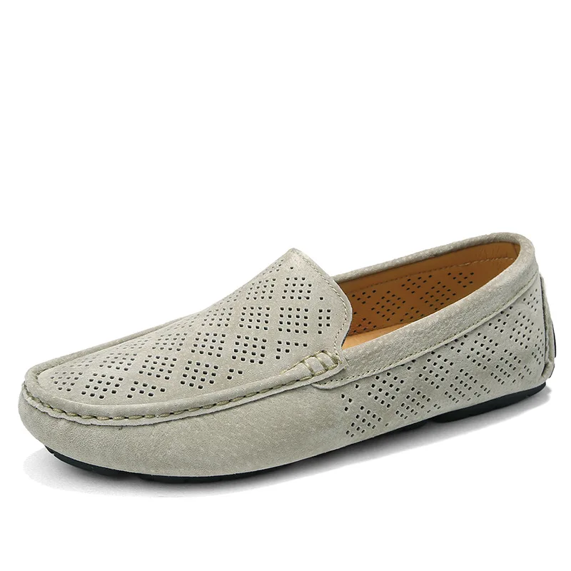 New Style Summer Moccosins Slip-on Loafers Driving Men Shoes Trendy Wear-Resistant Versatile | Обувь