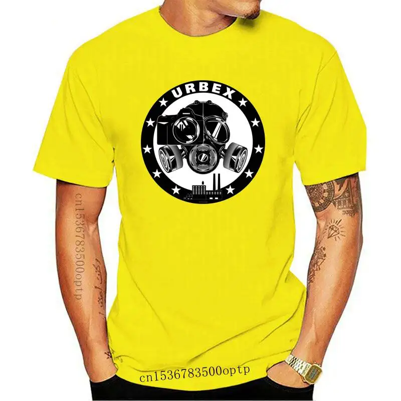 Новые хлопковые мужские Топы И Футболки URBEX с круглым вырезом на заказ День