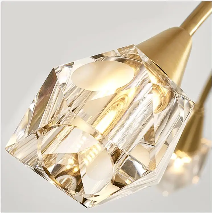 Простой светильник в стиле постмодерн роскошный хрустальный настенный