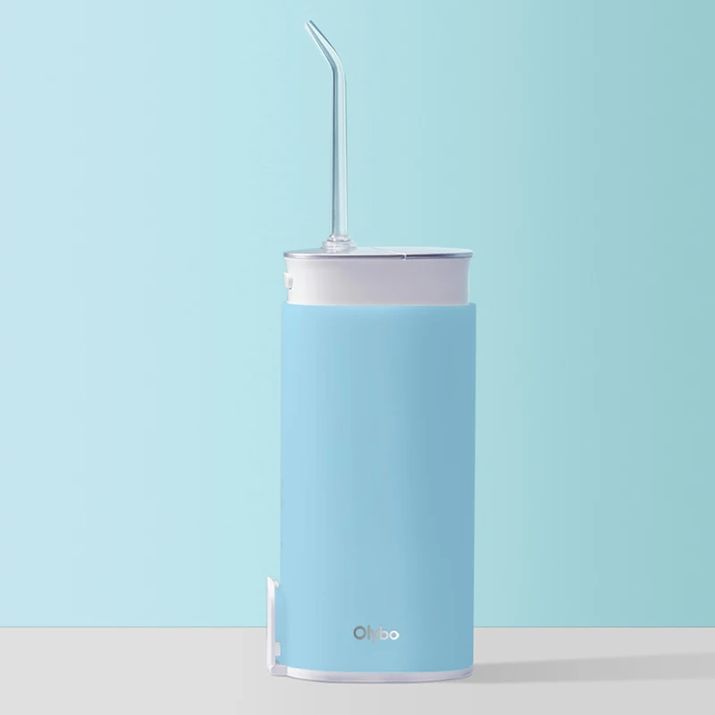 blue Xiaomi olibo портативный ирригатор для полости рта USB Перезаряжаемый водный Стоматологический Ирригатор для чистки зубов струя воды зубочистка - Цвет: blue