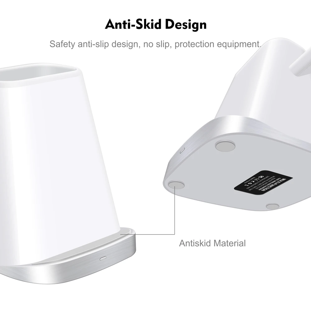 Беспроводная зарядная док станция 3 в 1 Qi для Apple Watch Airpods Pro iPhone 12 XS XR XsMax 8X11 Max