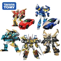 takara tomy earth vanguard acoustooptic deformation rescue robot combination action figure model kids toy christmas gifts