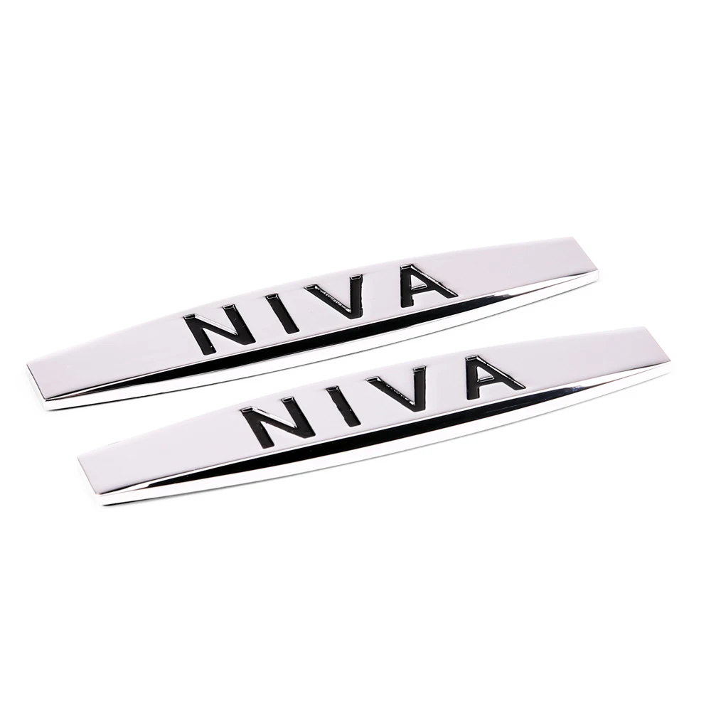 Car Fender side Emblem Badge Decal rear trunk Sticker for NIVA logo Chevrolet cruze captiva lacetti aveo Malibu Sail Spark LADA