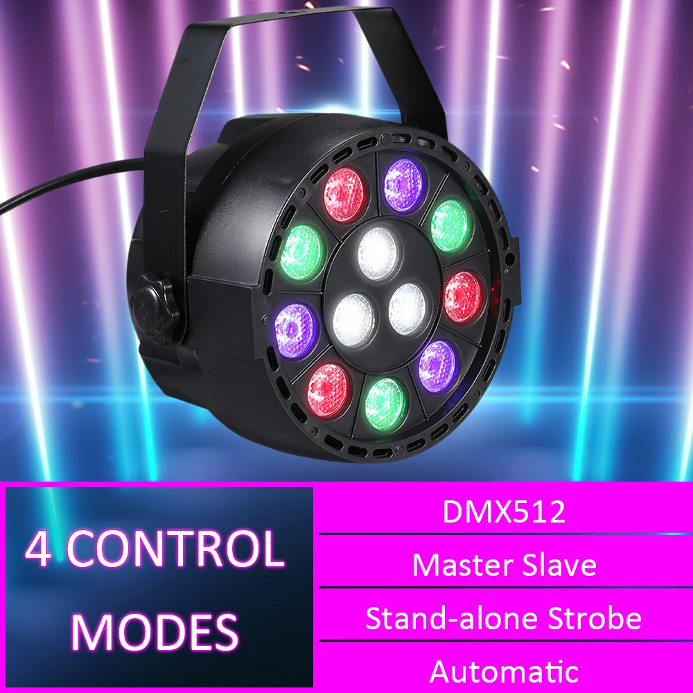Светодиодный Par 15 Вт RGBW с DMX512 для клубной дискотеки DJ звук активированный диско