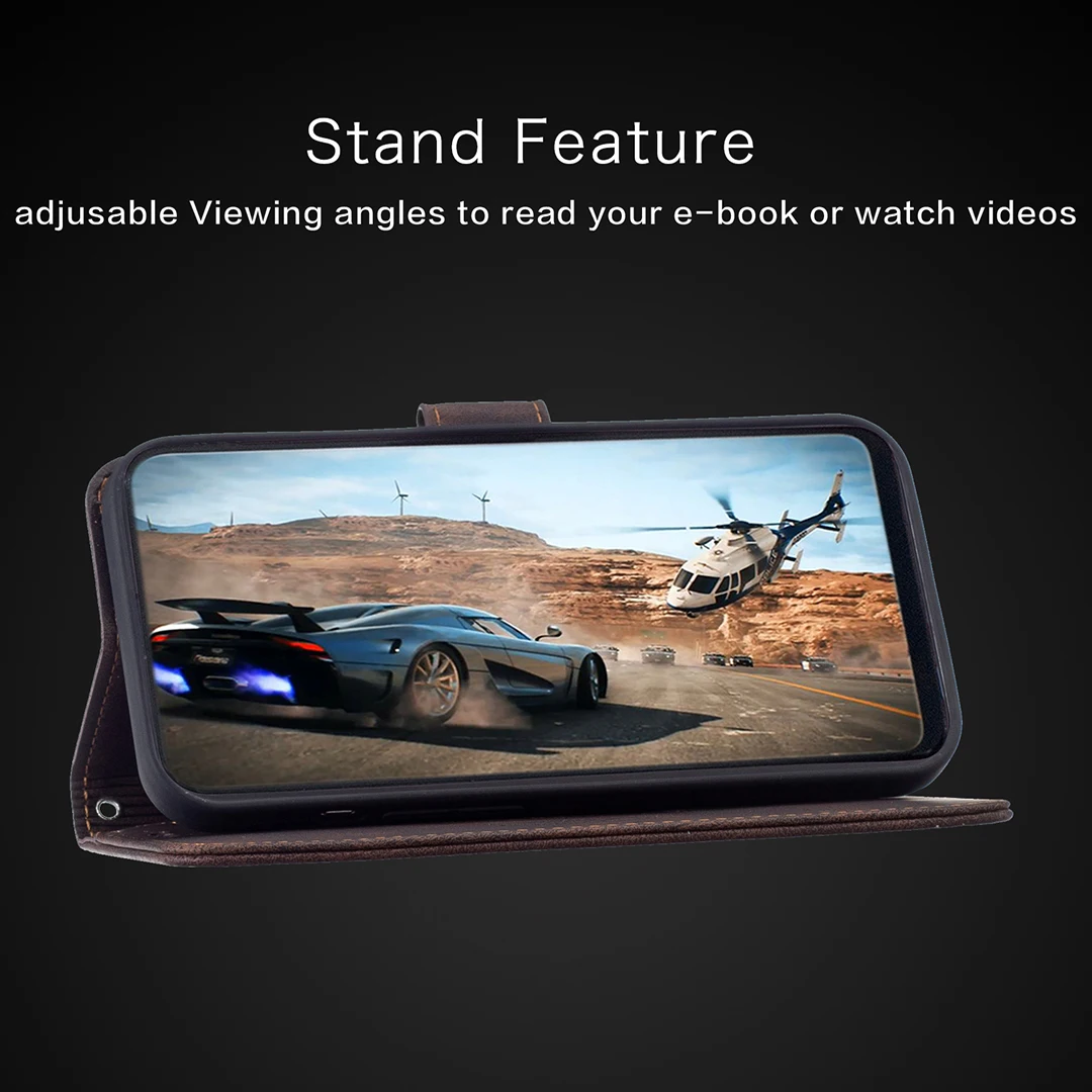 9 держатель для карт Mutil-function бумажник чехол iPhone 5 5S 5G откидная крышка настоящая