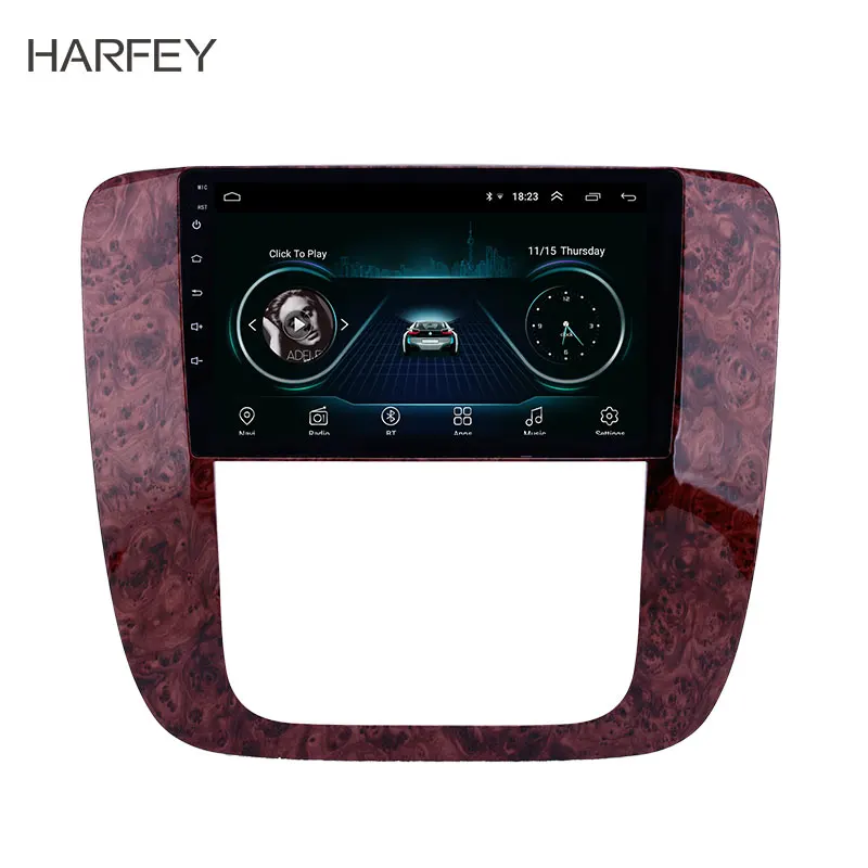 Автомагнитола Harfey 2din Android 8 1 9 дюймов GPS навигация радио для 2007-2012 GMC Юкон/адиая/Тахо