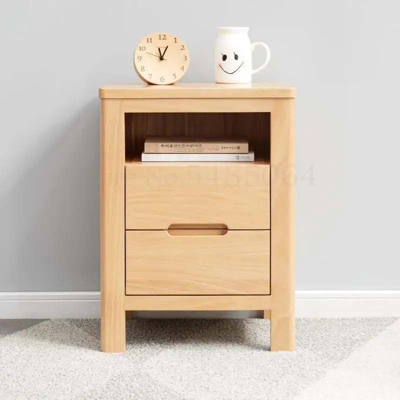 Сплошная деревянная прикроватная тумба Nordic Спальня тумбочка ABC современный