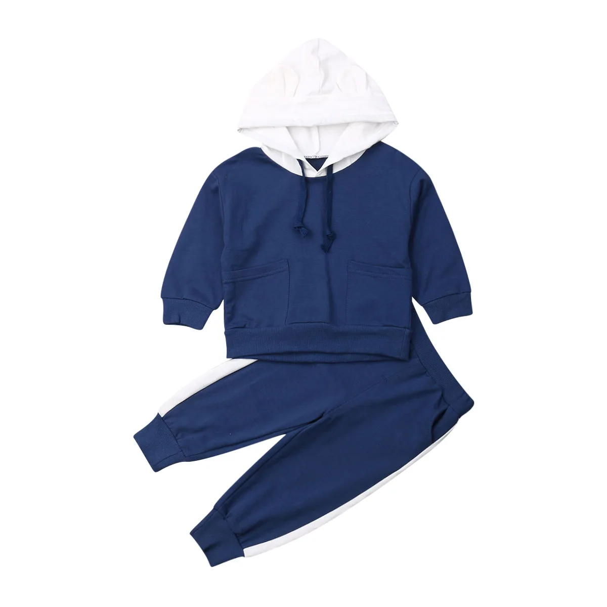 

Pudcoco 2019 New Fashion Toddler Baby Boy Girl Sweatshirt Hoodies Pants Outfit Clothes Tracksuit 2PCS Winter Baby Clothing Set