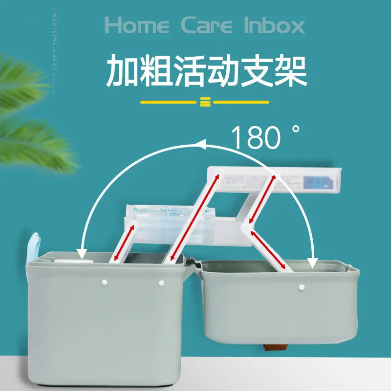 Multifunctonal Storage Box First Aid Kit Organizer With Handle Portable Kits PP Plastic Drug For Household Emergency | Спорт и