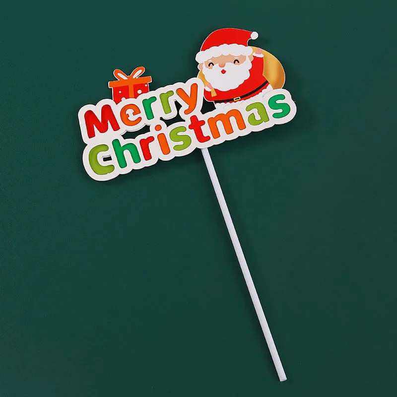 

Christmas Cake Topper Christmas Cake Decoration Plugin Baking Decoration Accessories Christmas Party Cake Decoration Supplies