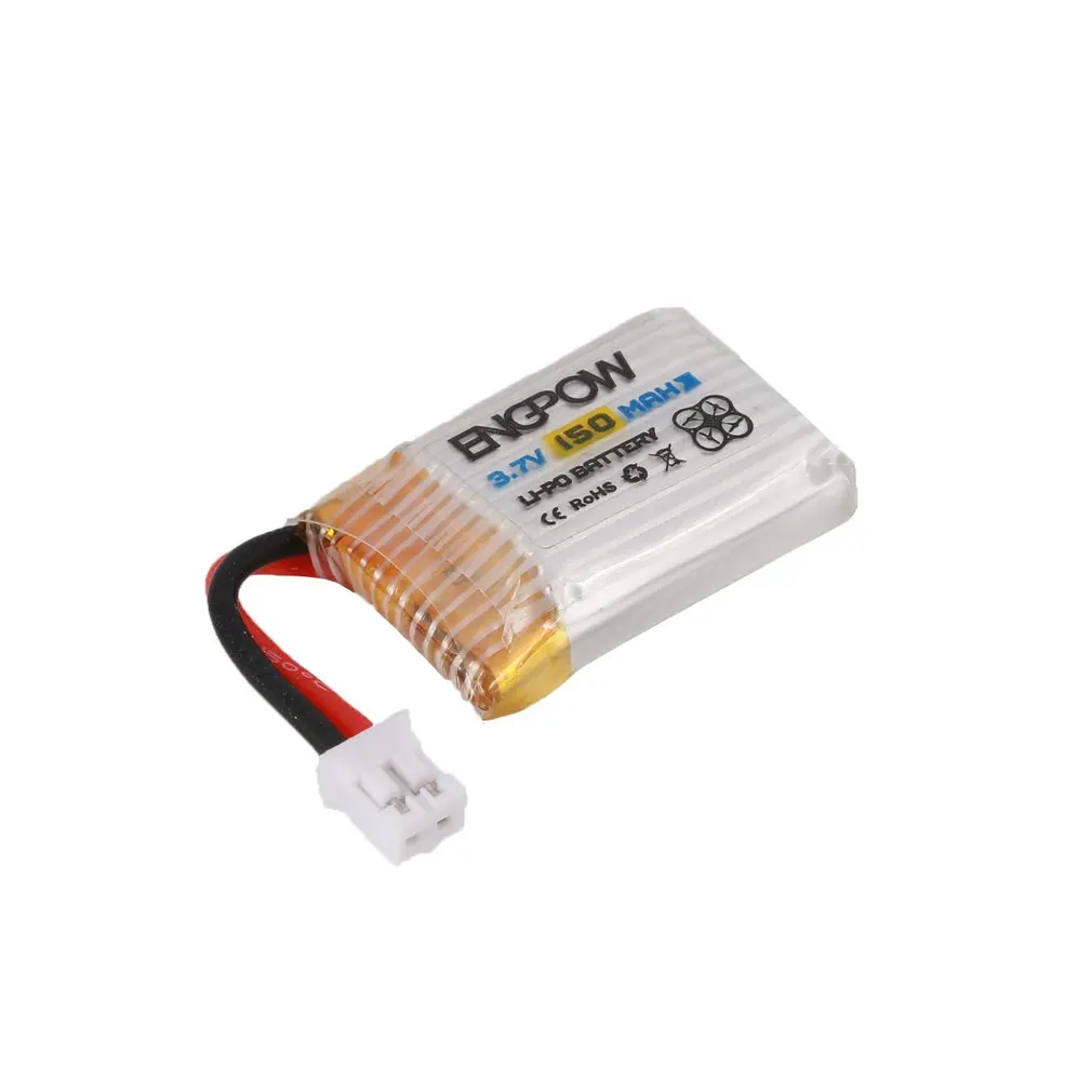 2020 6 шт Engpow 3 7 V 150mAh 1S перезаряжаемая Lipo батарея мини PH2.0 разъем для H36 RC Дрон
