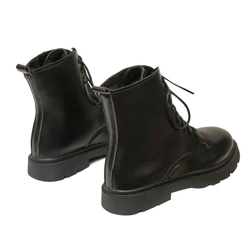 

Women Footwear Autumn Heel Ankle Boots Low Heel Lace Up Ladies Convinient Shoes 2021 Fashion Female Cool Girls Woman Shoes New