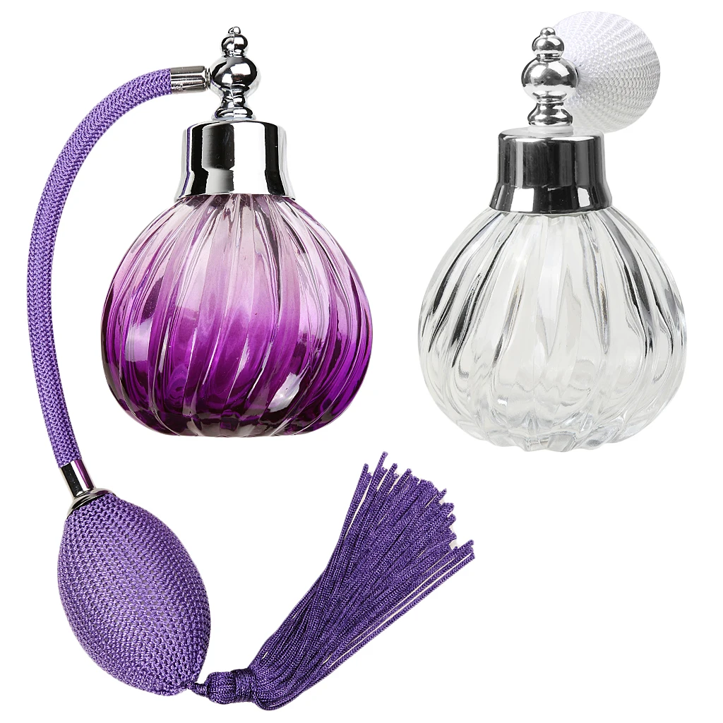 2 шт 100 мл пустые стеклянные неароматические флаконы для духов с распылителем