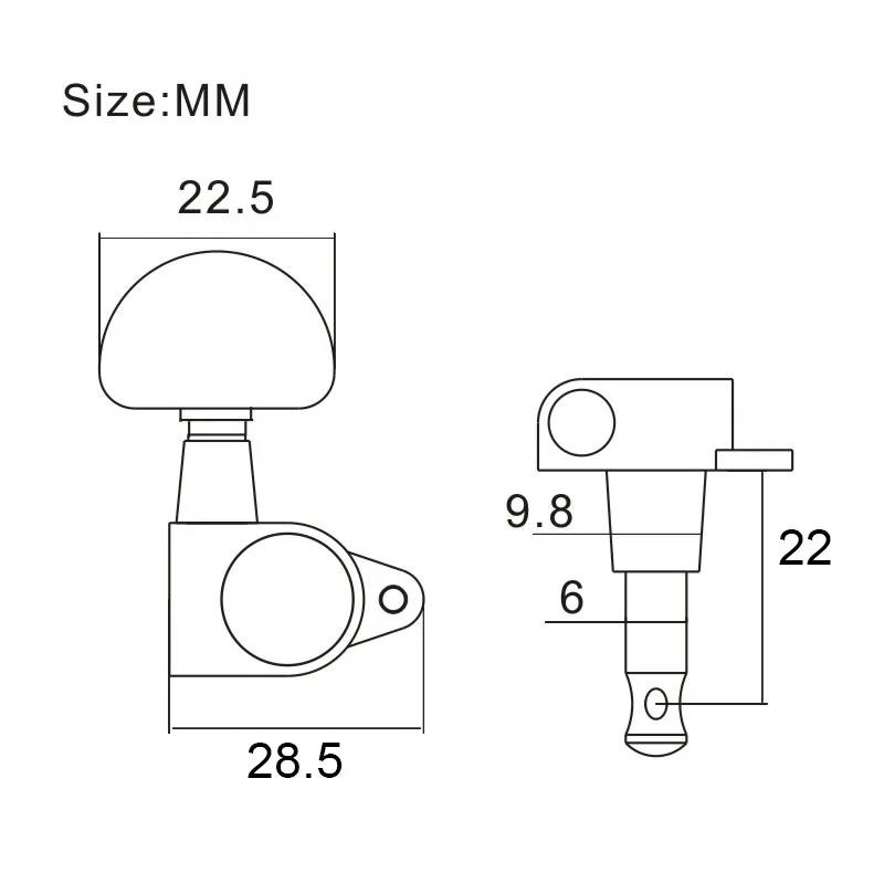 gitarre versiegelt fan förmigen tuning pegs tuner mechaniken für akustische elektrische gitarre gitarre teile schwarzgoldchrom free global