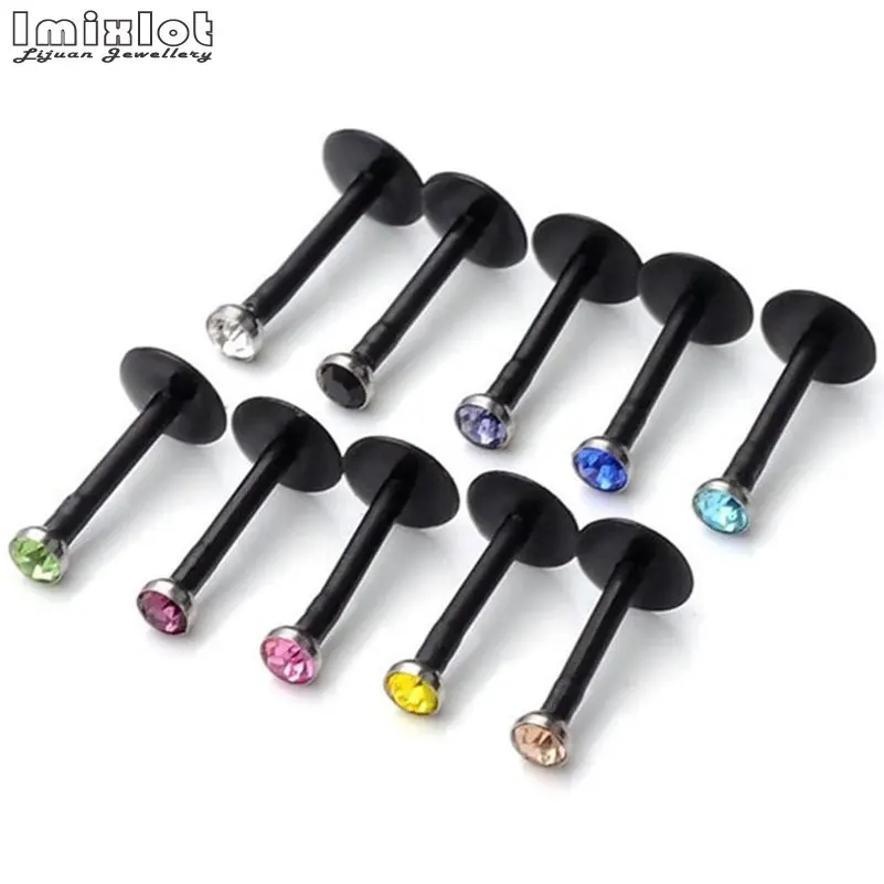 10 шт./16 шт. в комплекте белые черные 16 г акриловые с кристаллами кубического