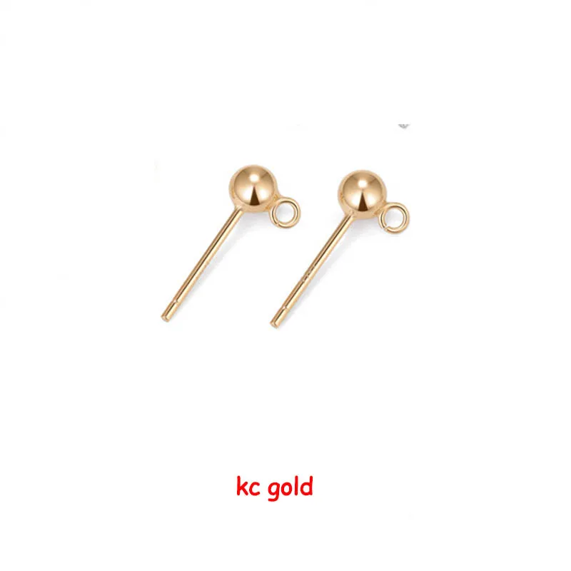 10 шт. 925 пробы серебряные серьги гвоздики застежка для серег 3/4 мм Шаровая Цапфа с