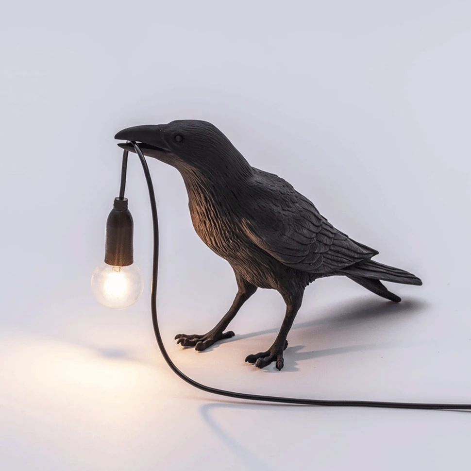 Modern Creative LED Resin Bird Lamp Table Lamps for Living Room Cartoon Gifts Children Home Decor Art Light Fixtures | Освещение