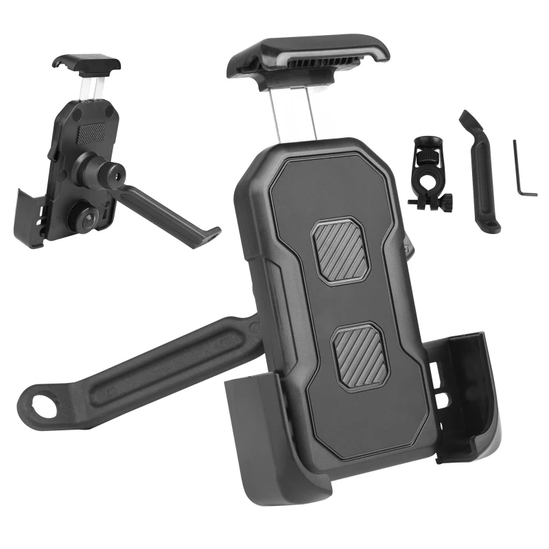 

Bicycle Phone Holder For iPhone Samsung Motorcycle Mobile Cellphone Holder Bike Handlebar Clip Stand GPS Mount Bracket