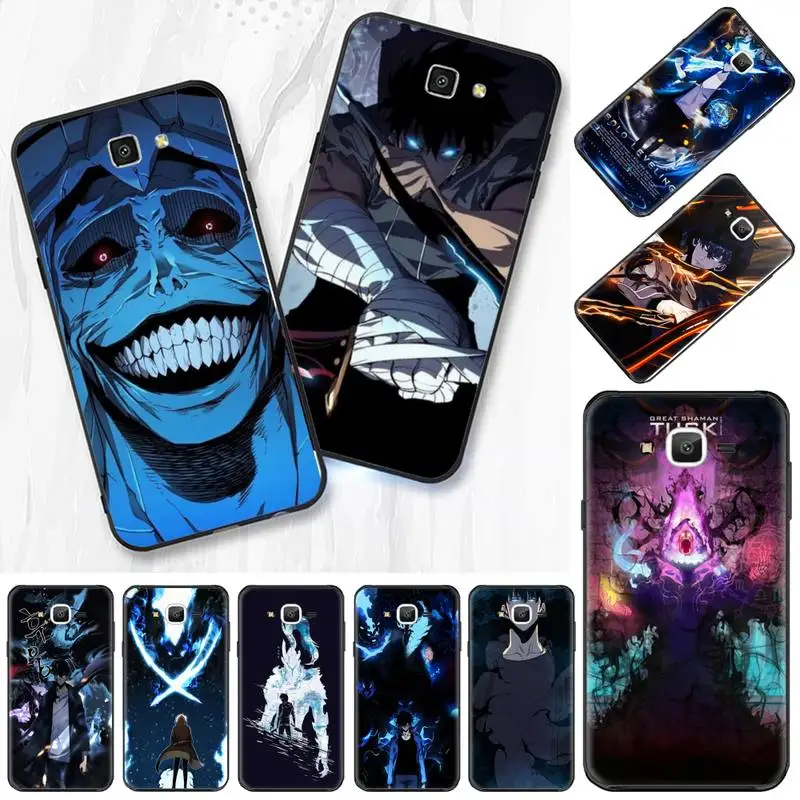 

Anime solo leveling Sung Jin woo Phone Case For Samsung Galaxy J2 J4 J5 J6 J7 J8 2016 2017 2018 Prime Pro plus Neo duo