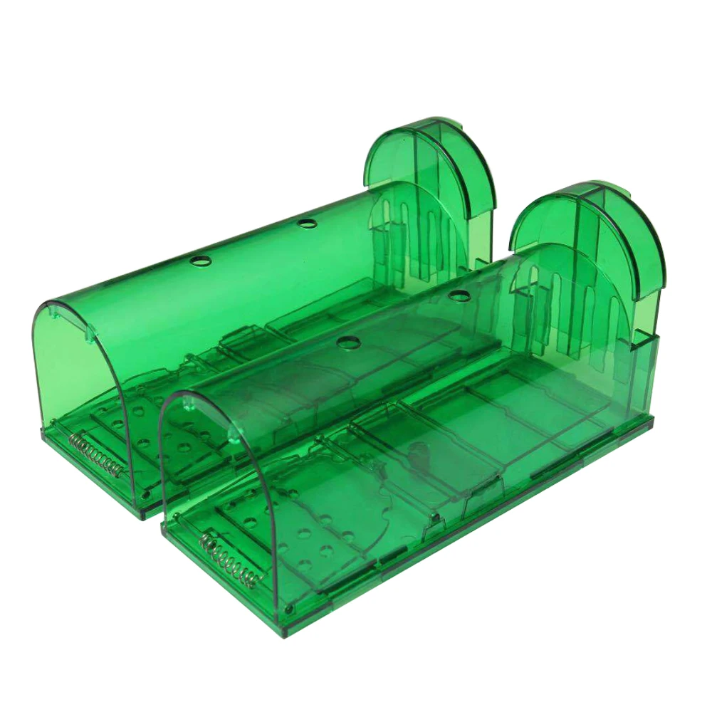 

2021 Pest Reject Safe Rat Cage ABS Plastic Bait Non-toxic Mouse Trap Box