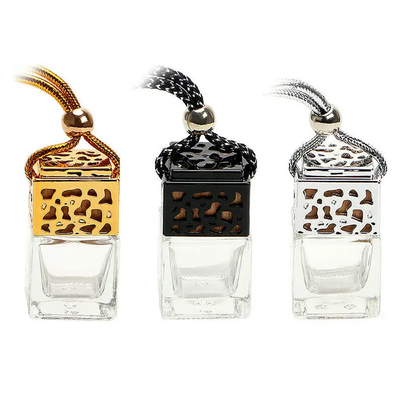 

10pcs Mini Empty Car Hanging Perfume Bottle Air Freshner Car Diffuser Bottle Auto Car Accessories Interior Decoration Ornament