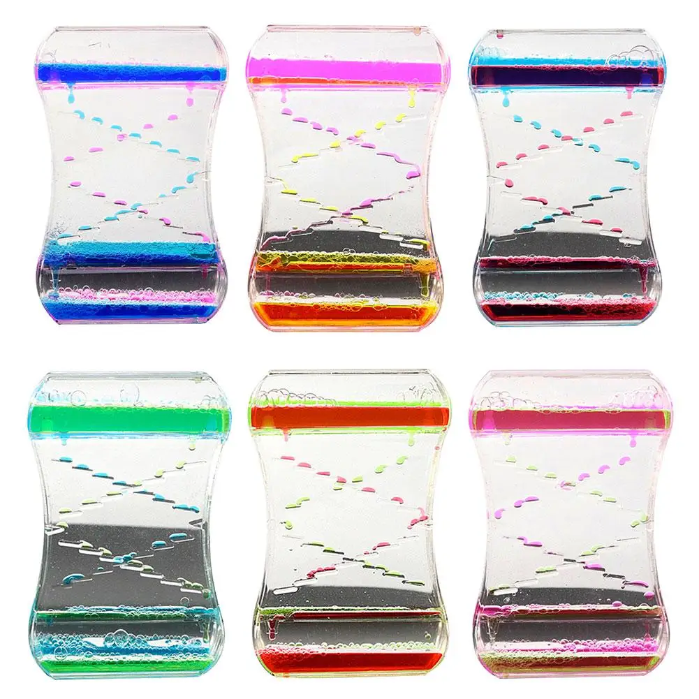 Антистрессовая игрушка антистресс двухцветная масляная лестница жидкая Капля