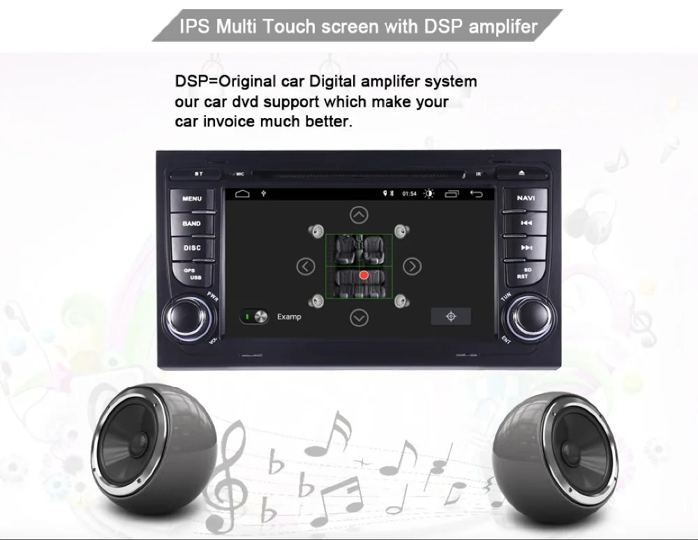 Android 9,0 автомобильный gps-навигатор для Audi A4 B6 B7 S4 B7 B6 RS4 B7 SEAT Exeo dvd-плеер радио Wifi Bluetooth Автомобильный мультимедийный плеер