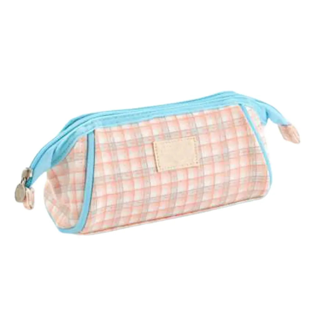 

Пенал большой емкости для женщин, Холщовый школьный бокс для карандашей, маленькая милая Дамская канцтоварная сумка, Канцтовары