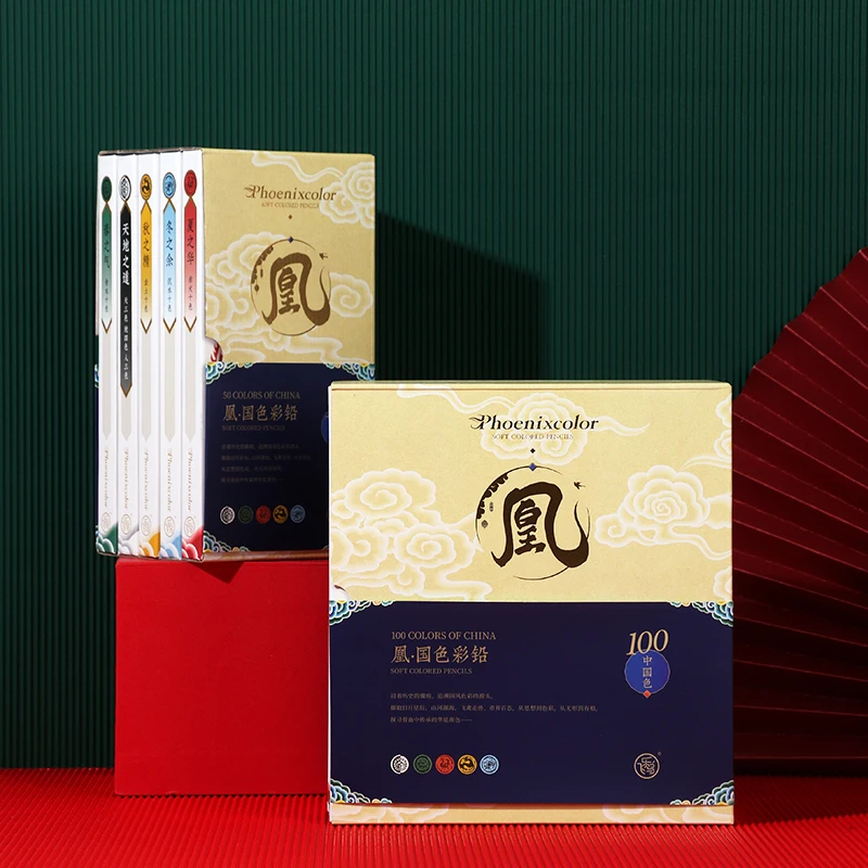 

Andstal Phoenixcolor Colored Pencils Art Drawing and Sketching Oriental Style Chinese Traditional Colour Pencil Set For Kid